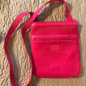 Bright pink Michael kors crossbody bag